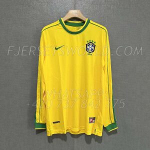 Brazil Home 1998 RETRO Long Sleeves