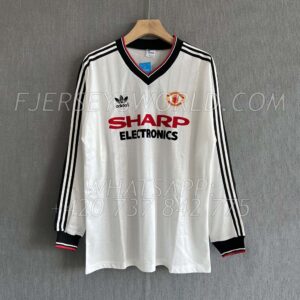 Manchester United Away 1982-83 RETRO Long Sleeves