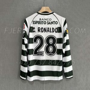 Sporting Lisbon Home 2001-03 RETRO Long Sleeves