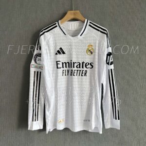 Real Madrid Home 24-25 Long Sleeves PLAYER Version