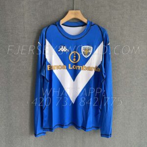 Brescia Home 2003-04 Long Sleeves RETRO