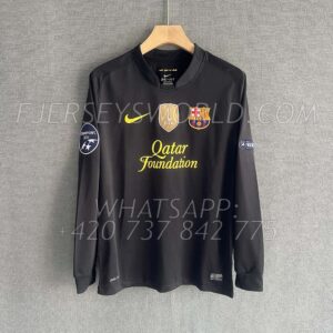 FC Barcelona Away 2011-12 Long Sleeves RETRO