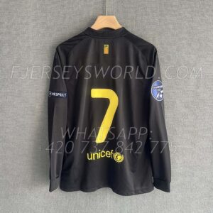 FC Barcelona Away 2011-12 Long Sleeves RETRO