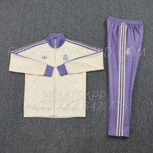 Real Madrid Retro Jacket Tracksuit