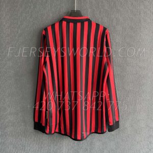 AC Milan Home 1999-00 Long Sleeves RETRO