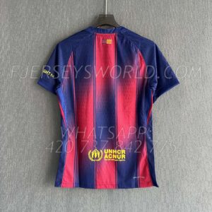 FC Barcelona Home 25-26 No SPONSOR PLAYER Version