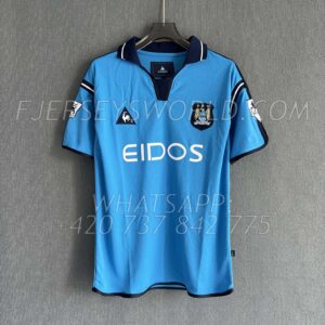Manchester City Home 2001-02 RETRO
