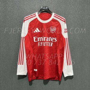 Arsenal Home 25-26 Long Sleeves PLAYER Version