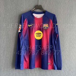 FC Barcelona Home 25-26 Long Sleeves FAN Version
