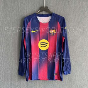 FC Barcelona Home 25-26 Long Sleeves PLAYER Version