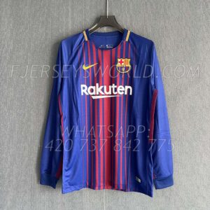 FC Barcelona Home 2017-18 Long Sleeves