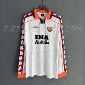 AS Roma Away 1998-99 Long Sleeves RETRO
