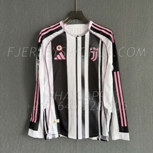 Juventus Home 25-26 No Sponsor Long Sleeves PLAYER Version