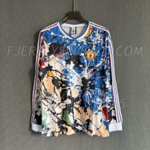 Manchester United Stone Roses 2026 Lifestyle Jersey Long Sleeves