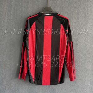 AC Milan Home 2010-11 Long Sleeves RETRO