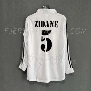 Real Madrid Home 2002-03 Long Sleeves RETRO
