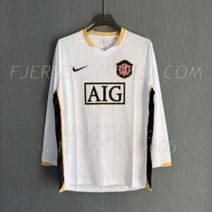 Manchester United Away 2006-07 Long Sleeves RETRO