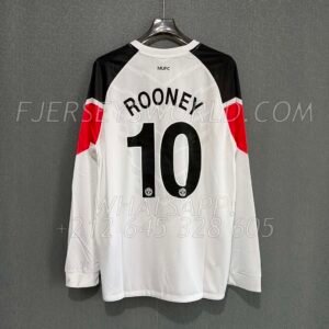 Manchester United Away 2010-11 UCL Final Long Sleeves RETRO
