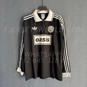 Adidas Originals x Oasis TOUR Black Jersey Long Sleeves